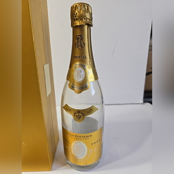 Cristal Champagne 2009 Louis Roederer Bottle (empty no cork) With Box,Pamphlet - Picture 2 of 15